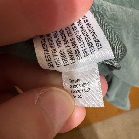 A New Day Target sage green single button blazer size XXL - Picture 5 of 6